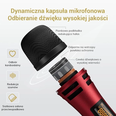 Systemy mikrofonów bezprzewodowych, TONOR TW350 UHF
