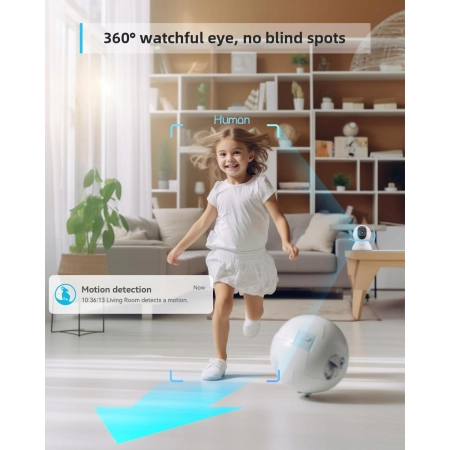 Blurams A31C Kamera obrotowa ip Niania Elektroniczna WiFi Rozmowa 2K