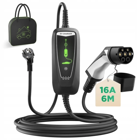 WISSENERGY Kabel ładujący EV typu 2, 3,7 kW, jednofazowy [10-16 A]